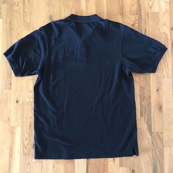 PLEEPLEUS SS Black Polo Shirt Gray Monkey Logo on Chest SIze Large‎ - Picture 5 of 5